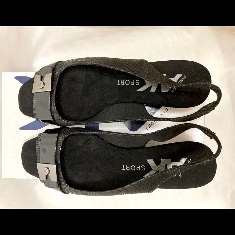 Anne Klein Shoes , Black  Patent Leather Band